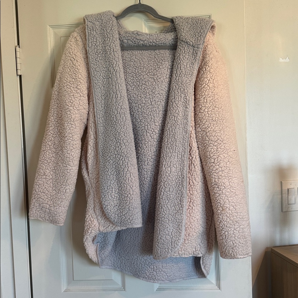 Urban Outfitters Teddy Jacket - Cream and Gray - Picture 2 of 7